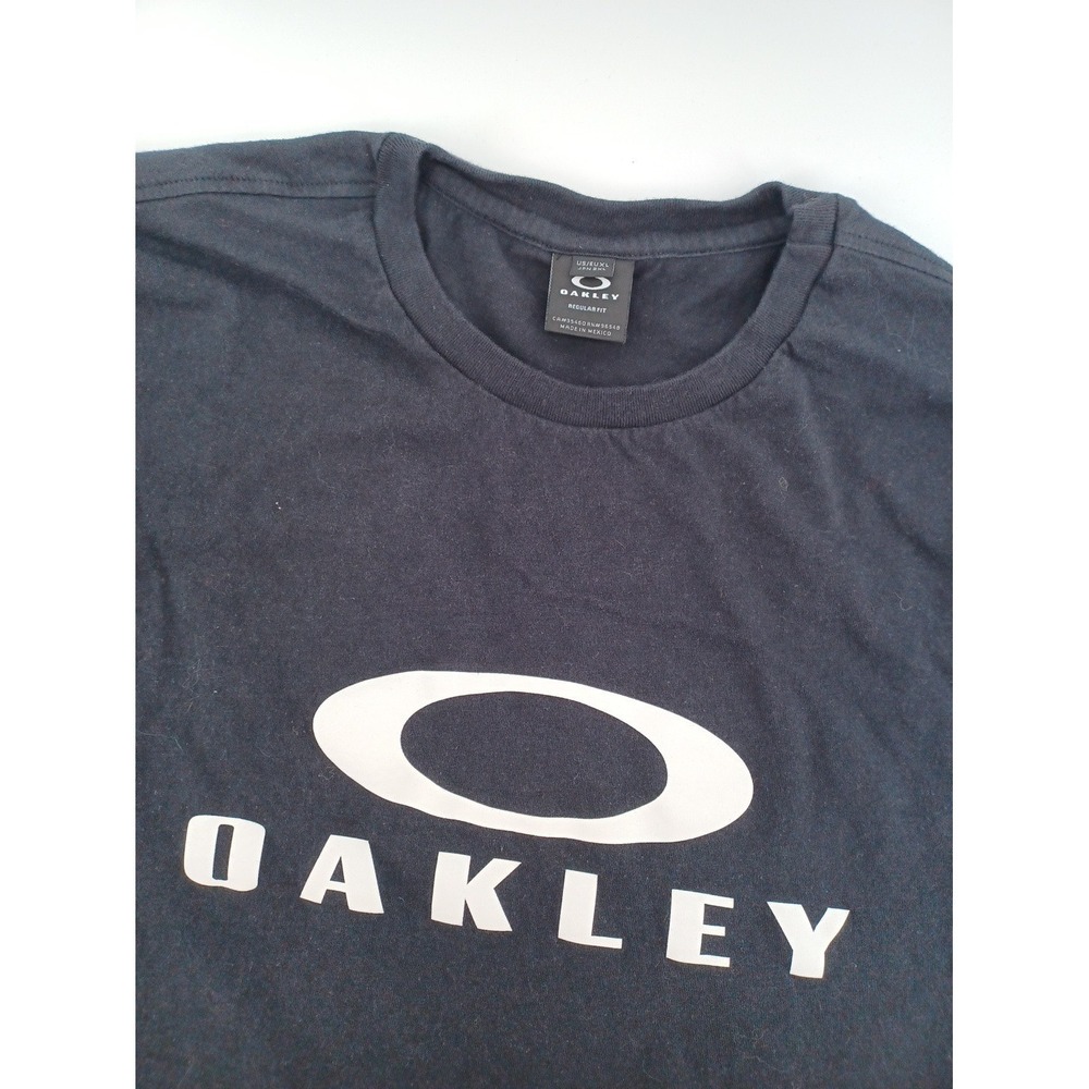 Oakley Mens XL Regular Fit Black Short Sleeve Tee Shirt